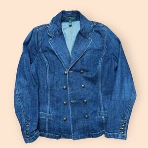 Vintage Lauren Ralph Lauren Jeans Co. Denim Jacket Women’s Size 14 Vtg 2000s